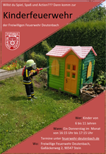 Flyer Kinderfeuerwehr Deutenbach